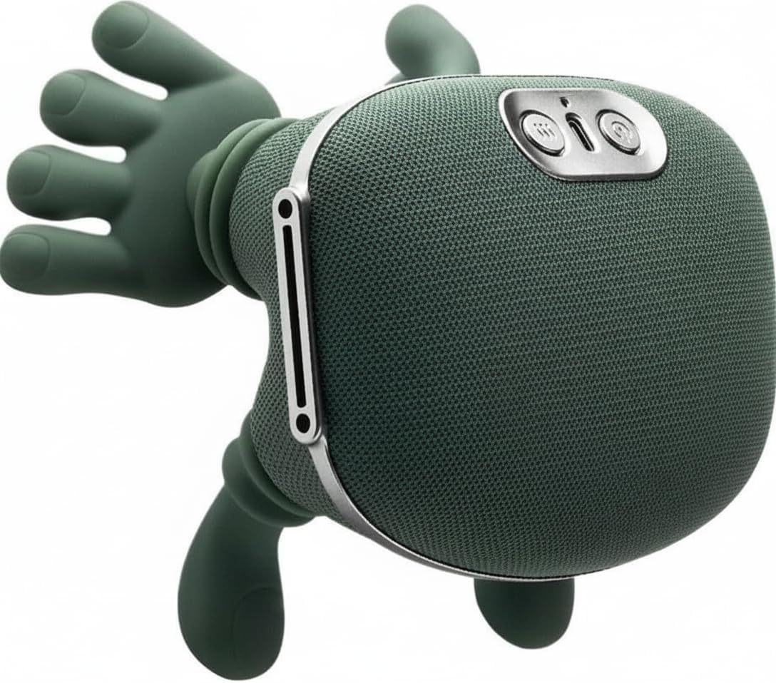 Wireless 4D Shiatsu Personal Neck & Back Massager with Heat | Electric Deep Tissue Pain Relief | Rechargeable Portable Moving Hands Massager